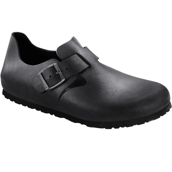 Birkenstock Other - Rare BIRKENSTOCK London Oiled Black Leather Shoe Mens 43/10-10.5